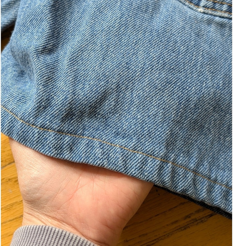 Vintage Levis 550 Denim Cutoff Shorts Youth Kids 8 Blue Jean Altered USA - Picture 8 of 9